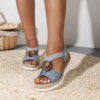 Sandals With Circle Design Casual