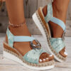 Sandals With Circle Design Casual