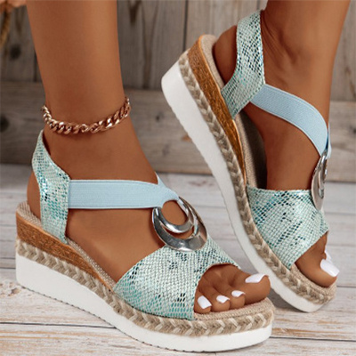 Sandals With Circle Design Casual