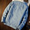 Winter Fleece-lined Denim Coat
