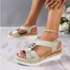 Sandals With Circle Design Casual