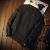 Winter Fleece-lined Denim Coat