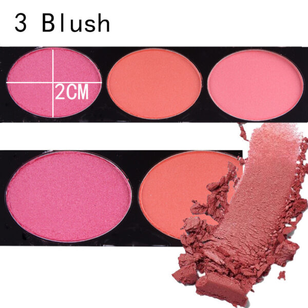 MISS ROSE 144 color 3 color 3 Color Eyeshadow blush eyebrow makeup makeup makeup kit special