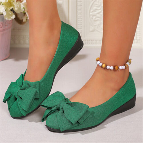 Flats Shoes Fashion Casual Round Toe Slip-on