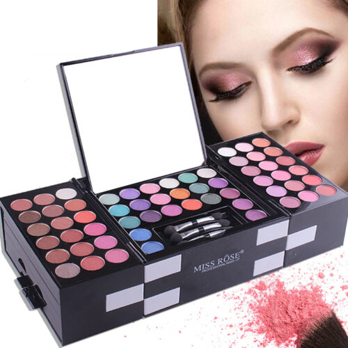 MISS ROSE 144 color 3 color 3 Color Eyeshadow blush eyebrow makeup makeup makeup kit special