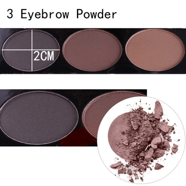 MISS ROSE 144 color 3 color 3 Color Eyeshadow blush eyebrow makeup makeup makeup kit special