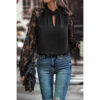 Commuter's All-matching Lace Stitching Long-sleeved Top