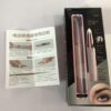 Mini Electric Eyebrow Trimmer Lipstick Brows Pen Hair Remover Painless Razor Epilator with LED Light