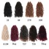 Earthworm Crochet Chemical Fiber Wig NuLocs Braiding Hair Dreadlocks