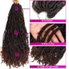 Earthworm Crochet Chemical Fiber Wig NuLocs Braiding Hair Dreadlocks