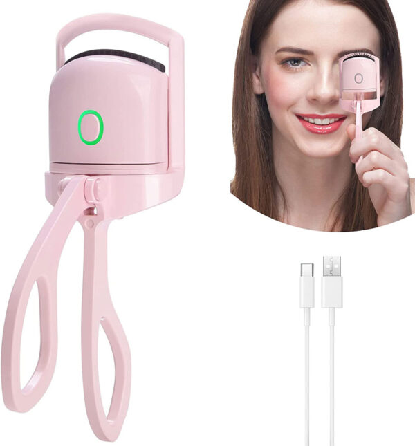 Eyelash Curler Portable Electric Heated Comb Eye Lash Long