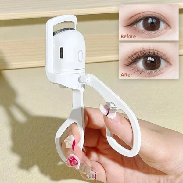 Eyelash Curler Portable Electric Heated Comb Eye Lash Long