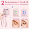 Eyelash Curler Portable Electric Heated Comb Eye Lash Long