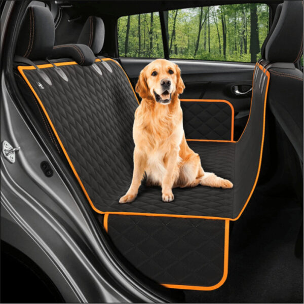 Dog Car Seat Cover View Mesh Pet Carrier Hammock Safety Protector Car