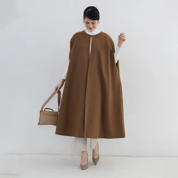 Solid Color Mid-length Woolen Vest