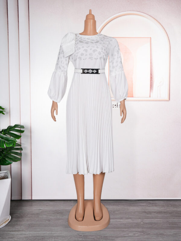 Africa Plus Size Dress Commuting Elegant