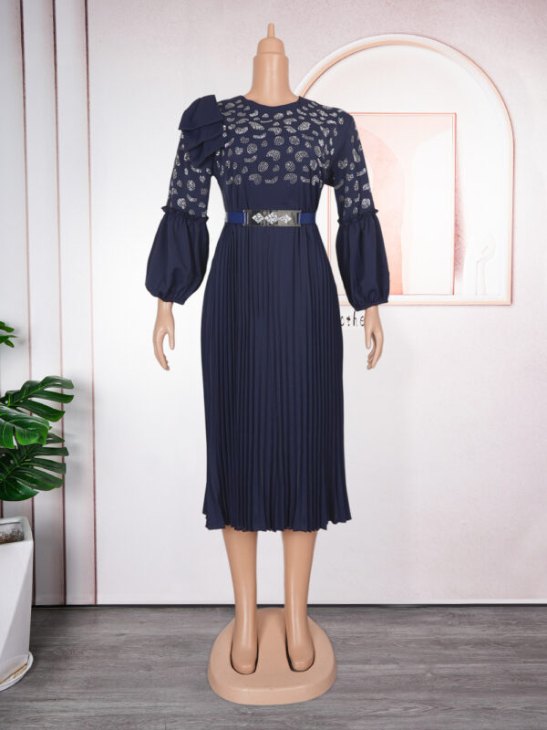 Africa Plus Size Dress Commuting Elegant
