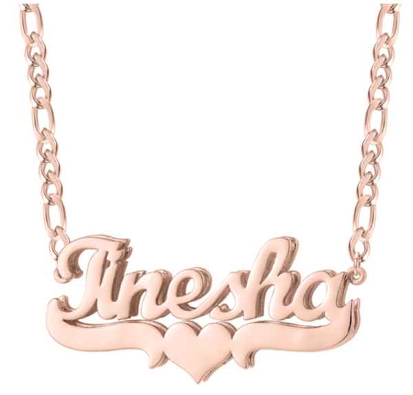 Personalised Double Layer Name Necklace