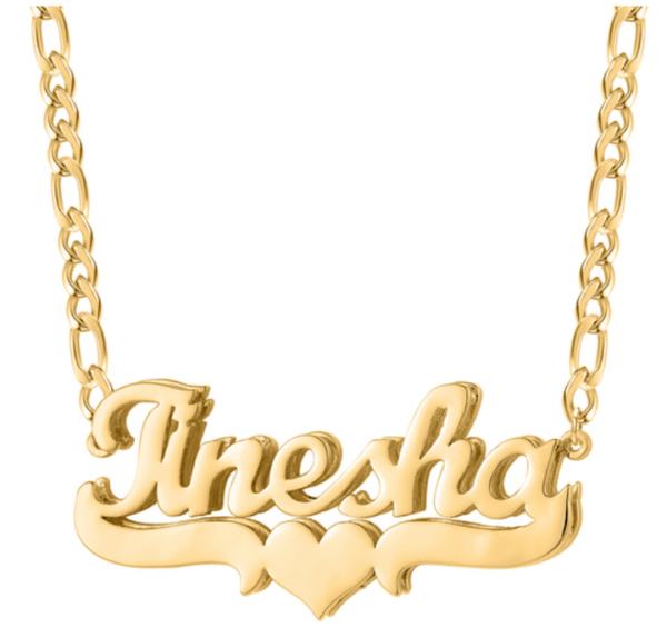 Personalised Double Layer Name Necklace