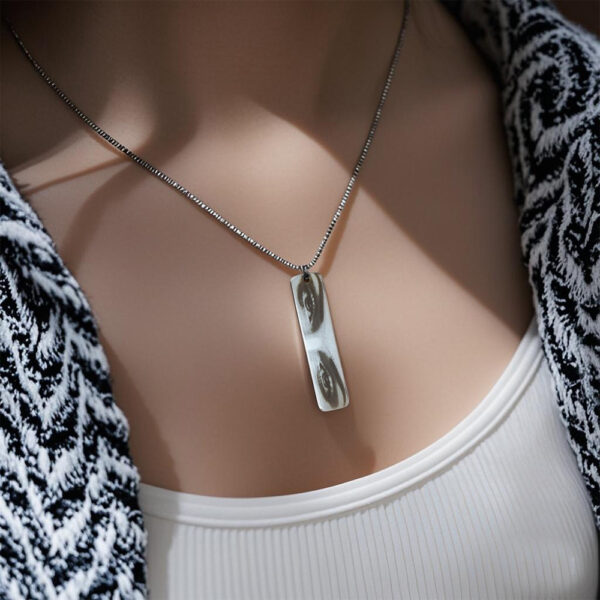 Personalized Eye Photo Necklace